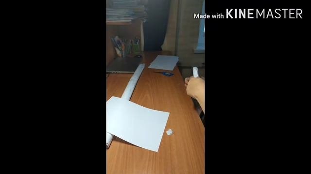 туториал как сделать винтовку из бумаги сделано рукожопом
