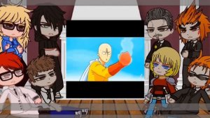 Valkyries React to Saitama vs Garou || Record of Ragnarok || Tiktok || Gacha React