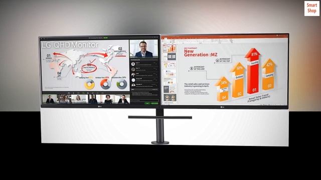 LG 27QP88D-B2 Dual 27” QHD (2560 x 1440) IPS Monitor with Ergo Stand, Daisy Chain via DislayPort, смотреть онлайн