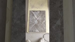 Монтаж раковины из керамогранита. #раковина #кафель #керамика