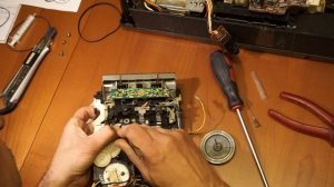 Замена подмоточного ролика в протяжке Sharp GF-9696, Sharp GF-9191, Sharp GF-9292, Sharp GF-9494.