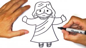 Как нарисовать Иисуса Христа | How to draw Jesus Christ