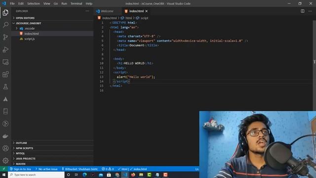 HELLO WORLD | JAVASCRIPT COURSE STARTS