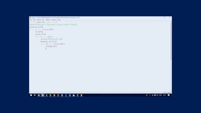 Turtle Graphics Python
