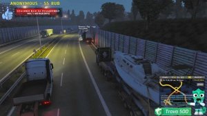 ✔️Euro Truck Simulator 2✔️Тиммейт Аварии Конвой ✔️.mp4