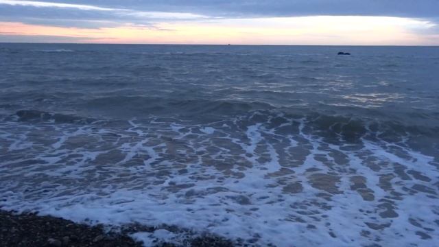 Зимнее море ? Шум волн, прибоя.  Отдых и релакс