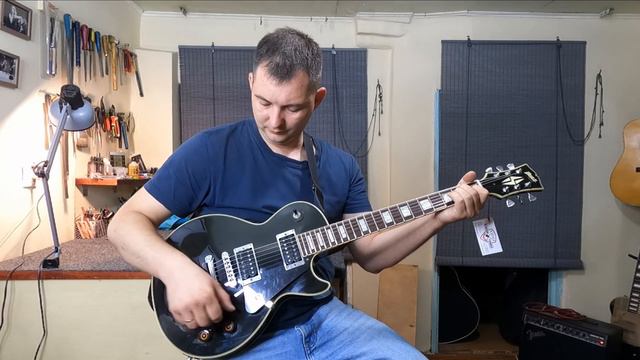 BLITZ (by Aria Pro II) Les Paul Custom, обзор электрогитары
