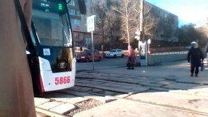 Трамвай пермь 5866