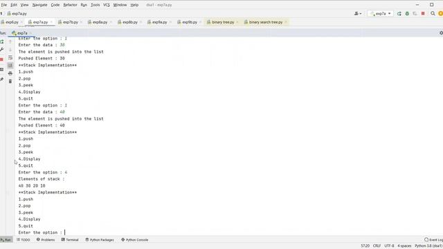 Stack and Queue in Node
