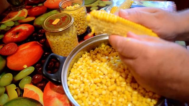 КОНСЕРВИРОВАННАЯ КУКУРУЗА, ПРОСТОЙ РЕЦЕПТ