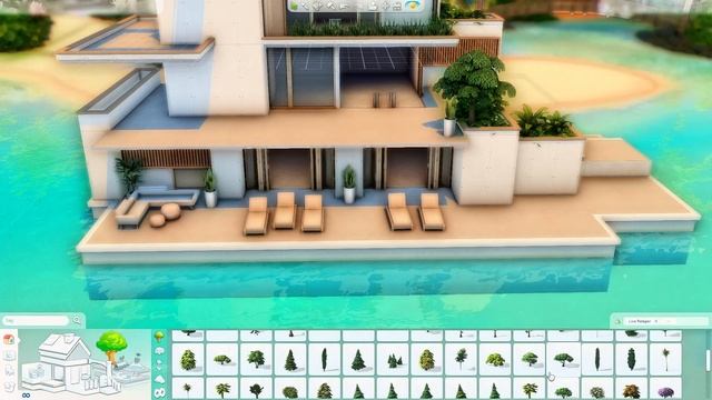 Tropical AI Dream Home (LIMITED PACK USE!) | The Sims 4 Speedbuild | NO CC
