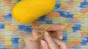 Универсальный набор петель при вязании спицами