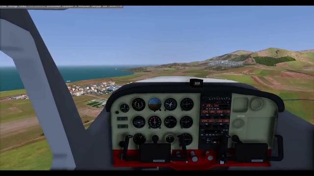 Flightgear test de roulage Cessna C172P Linuxmint14 FG Git V3.1 смотреть онлайн