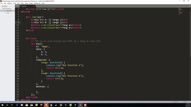 Ep02 | #13 | Tối ưu hóa code qua phương thức computed trong Vue JS