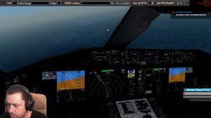 [?LIVE]  / P3D V4.2 / VATSIM / БОРИСПОЛЬ  - БАКУ  / Boeing 788