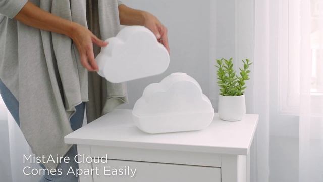 MistAire™️ Cloud Ultrasonic Cool Mist Humidifier & Mood Light | Pure Enrichment® смотреть онлайн