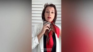 ✨ Как драпировать шелковый платок ✨ Как украсить себя весной ✨ Драпировка с помощью подвески ✨