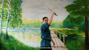 Обратная высокая восьмерка часть 2. Короткие обучалки. Фланкировка шашкой.