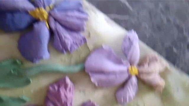 Ирисы ? Скульптурная живопись ??? смотреть онлайн