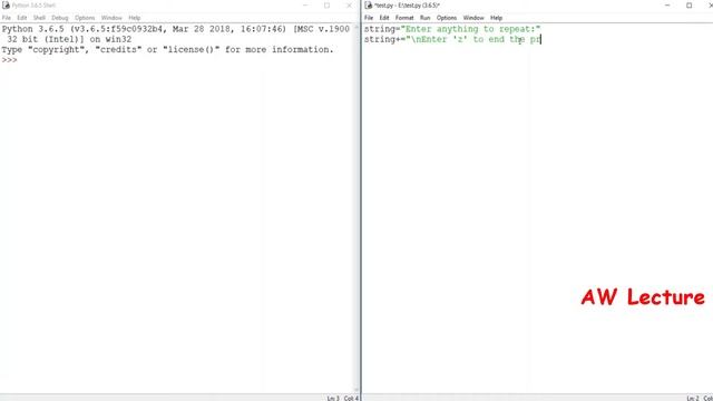 While loop in Python | While Loop - User exits from the loop | While loop using 'break'