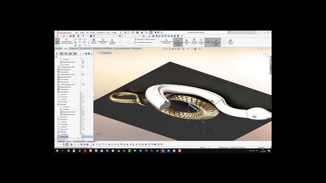 113 урок SOLIDWORKS змейка сувенир смотреть онлайн