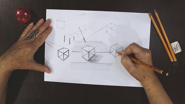 Как нарисовать КУБ  Как использовать полученные навыки в дальнейшем рисовании