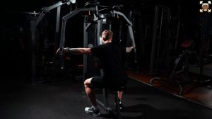 Отведение плеч в тренажере (Обратная бобочка) / отведение плеч в гор. плоскости