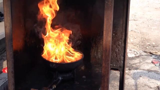 Тушение горящего растительного масла с FFP смотреть онлайн