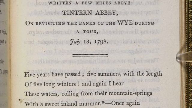 William Wordsworth's "Tintern Abbey" #3: lines 50-112 READING AND ANALYSIS смотреть онлайн