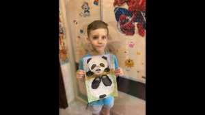 ДЕТИ РИСУЮТ МЕДВЕЖОНКА ПАНДУ