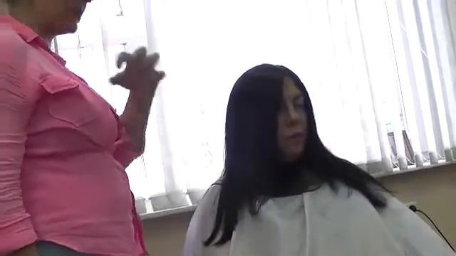 стрижка длинные волосы ч10