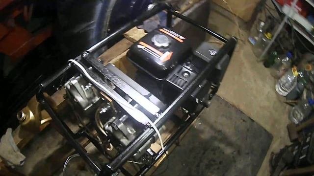 Сварочный генератор из автогенераторов  и китайского мотора