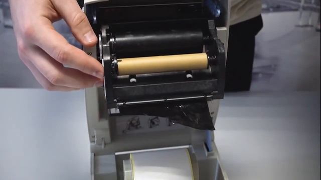 Установка Риббона Атол ТТ42 Настройка термотрансферной печати смотреть онлайн