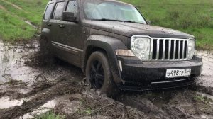 Лёгкое бездорожье Jeep cherokee кк 2008г. Майские праздники. 01.05.2022