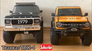 Сравнение TRAXXAS TRX-4 FORD BRONCO 2021 vs 1979, модник на СТИЛЕ! | 2021 ford bronco