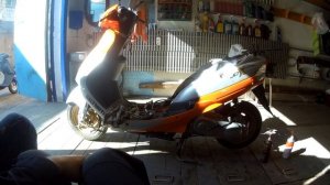 Ремонт двух китайских скутеров