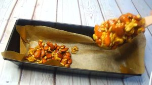 Полезные ореховые батончики без сахара, полезный перекус для детей и взрослых.