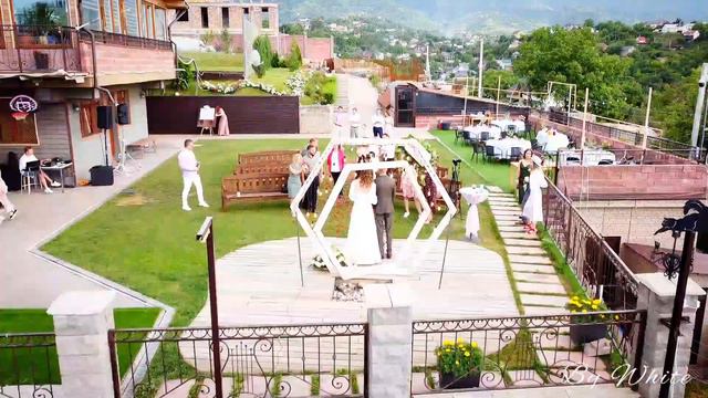 Свадьба Добролюбовых! Алматы. Аэросъемка, DJI mavic mini. смотреть онлайн