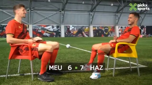 7 seconds challenge - Eden Hazard vs Thomas Meunier смотреть онлайн