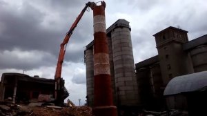 СтройЭкоИндустрия — Коломенский ЗЖБИ, котельная: демонтаж трубы