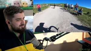 HARD PLAY РЕАКЦИЯ 1400 ЧЕЛОВЕК В ГОНКЕ С ГОРЫ НА ВЕЛОСИПЕДЕ - Yuri The Professional