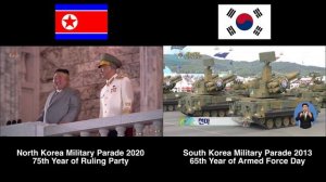Hell March - North Korea & South Korea Military Parade Comparison (4K UHD)