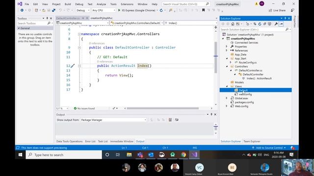 structure de base d'un projet ASP MVC (partie 1) смотреть онлайн