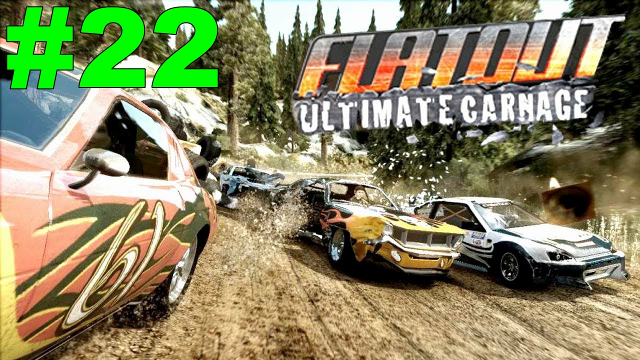 ?FlatOut: Ultimate Carnage. Прохождение на автомобиле "Grinder". Кубки с 5 по 8. #22