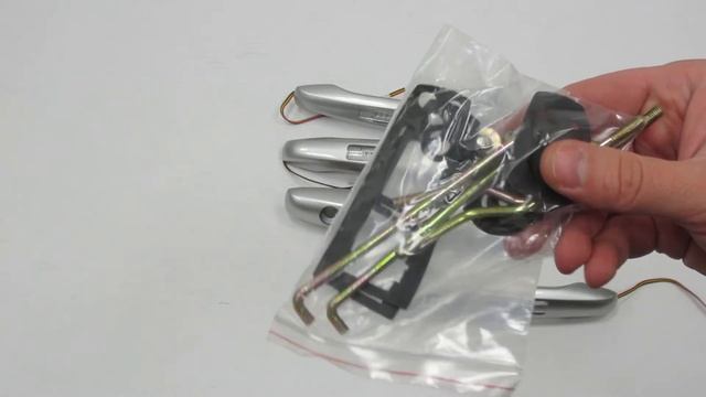 Ручки наружнего замка двери ВАЗ 2109-2115 (YH-1139 EURO) №690 "Серебро" смотреть онлайн