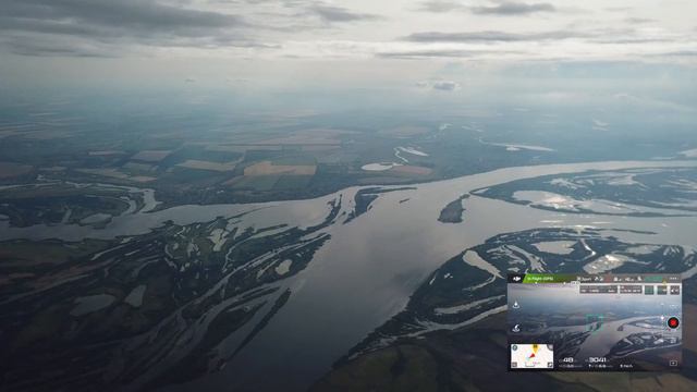 Mavic - полет на 3584м над Волгой. смотреть онлайн