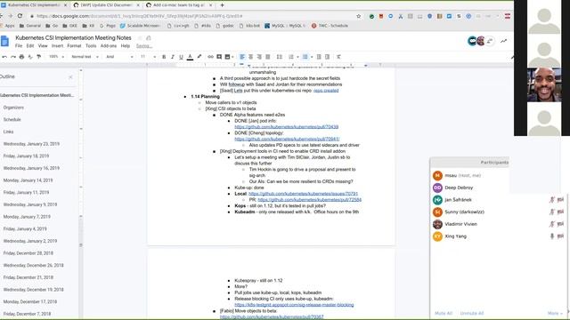 Kubernetes SIG Storage - CSI Implementation Workgroup 20190123 смотреть онлайн