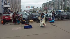 Танцы индейцев.