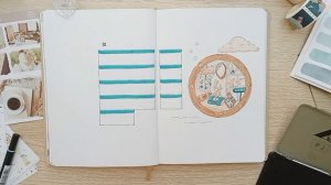 May 2023 | Plan with me | Bullet Journal Setup - Nautical Home Decor 🐋⚓