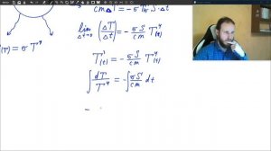 Две задачи про остывание тел при теплообмене и при излучении